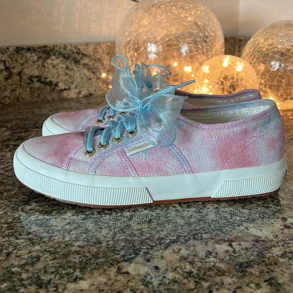 LoveShackFancy x Superga Cotton Candy Sneakers - Picture 6 of 13